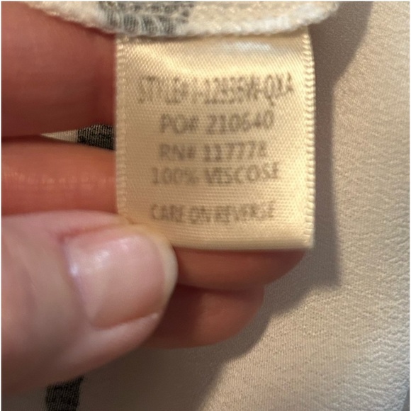 Lovestitch sleeveless shirt - white with blue stripes size S - Picture 4 of 6